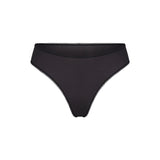 FITS EVERYBODY PICOT THONG | ONYX