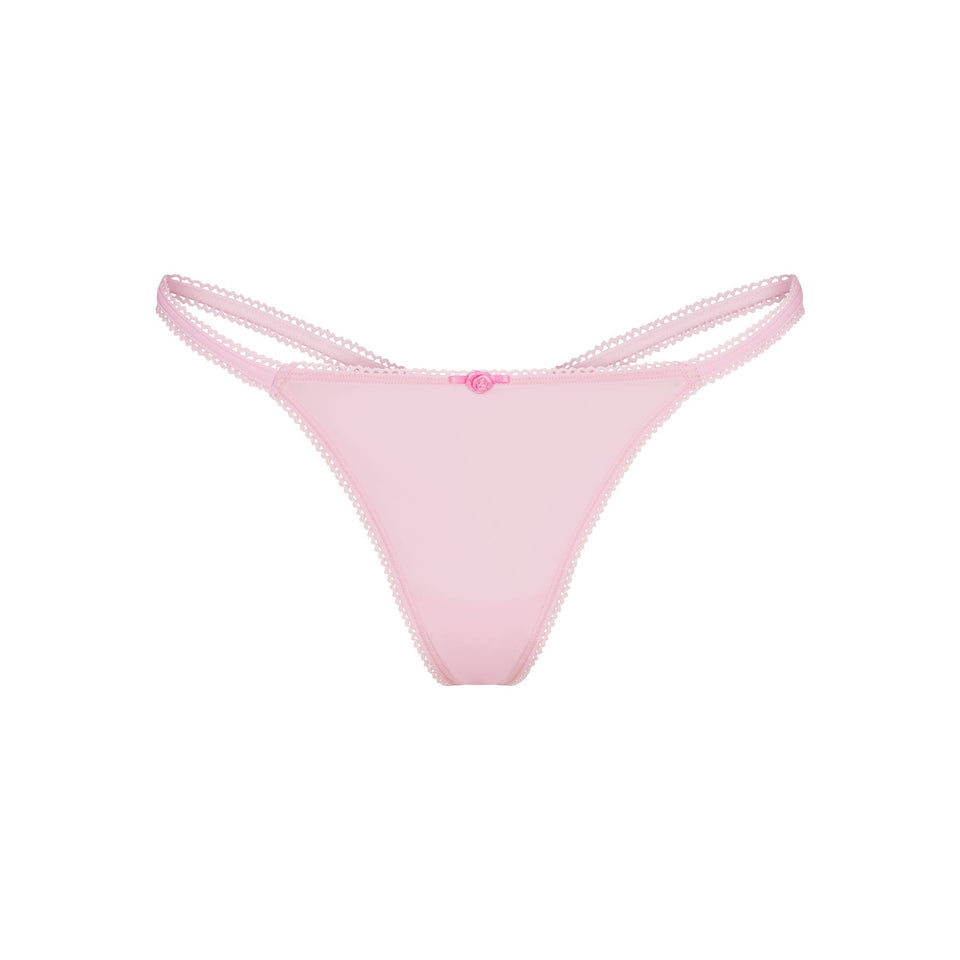 FITS EVERYBODY PICOT STRING THONG | CHERRY BLOSSOM TONAL