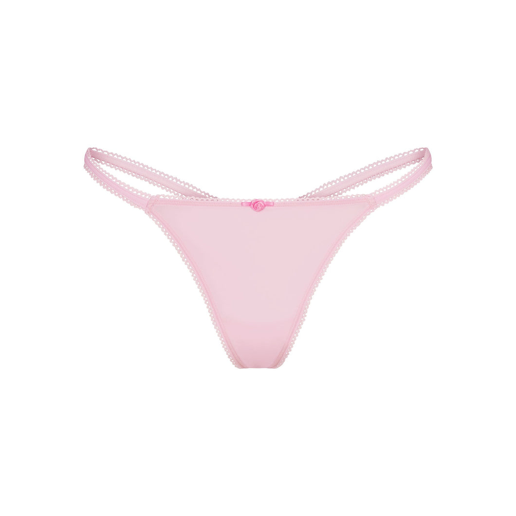 FITS EVERYBODY PICOT STRING THONG | CHERRY BLOSSOM TONAL