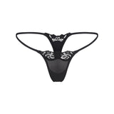 FITS EVERYBODY LACE STRING THONG | ONYX