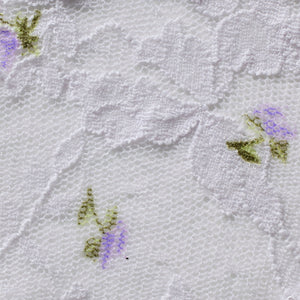STRETCH LACE DIPPED THONG | WIND ROSEBUD PRINT