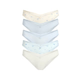 FITS EVERYBODY PICOT TANGA 5-PACK | BLUE QUARTZ MULTI