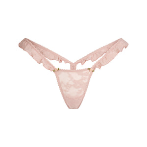 STRETCH LACE BUTTERFLY THONG | MORGANITE