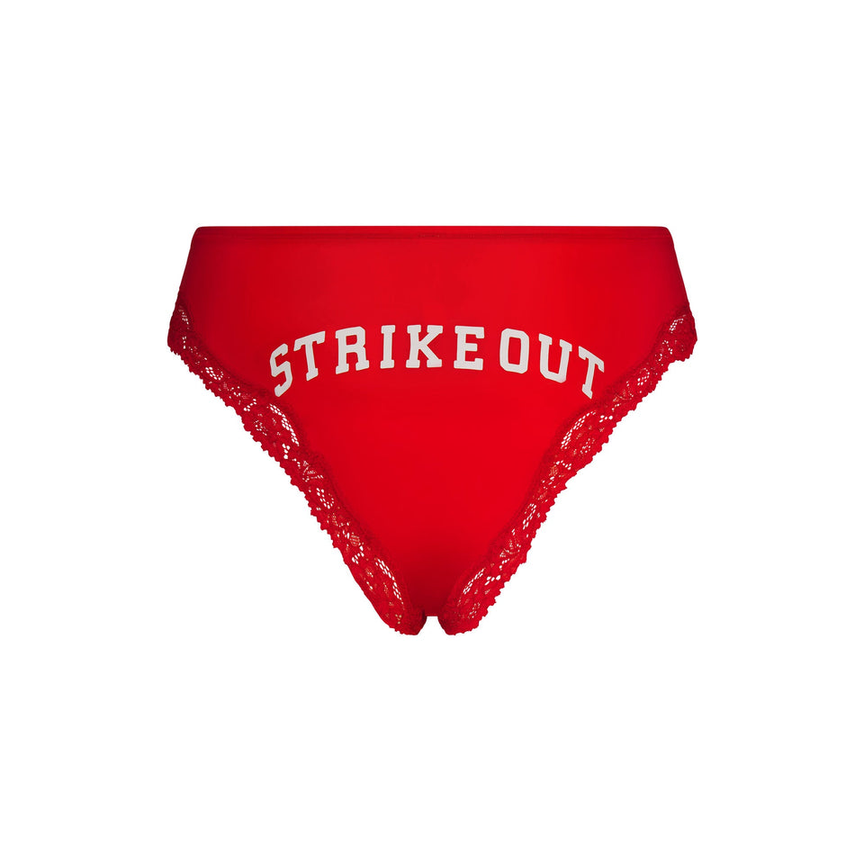 FITS EVERYBODY LACE THONG AND BIKINI 5-PACK | HOME RUN MULTI
