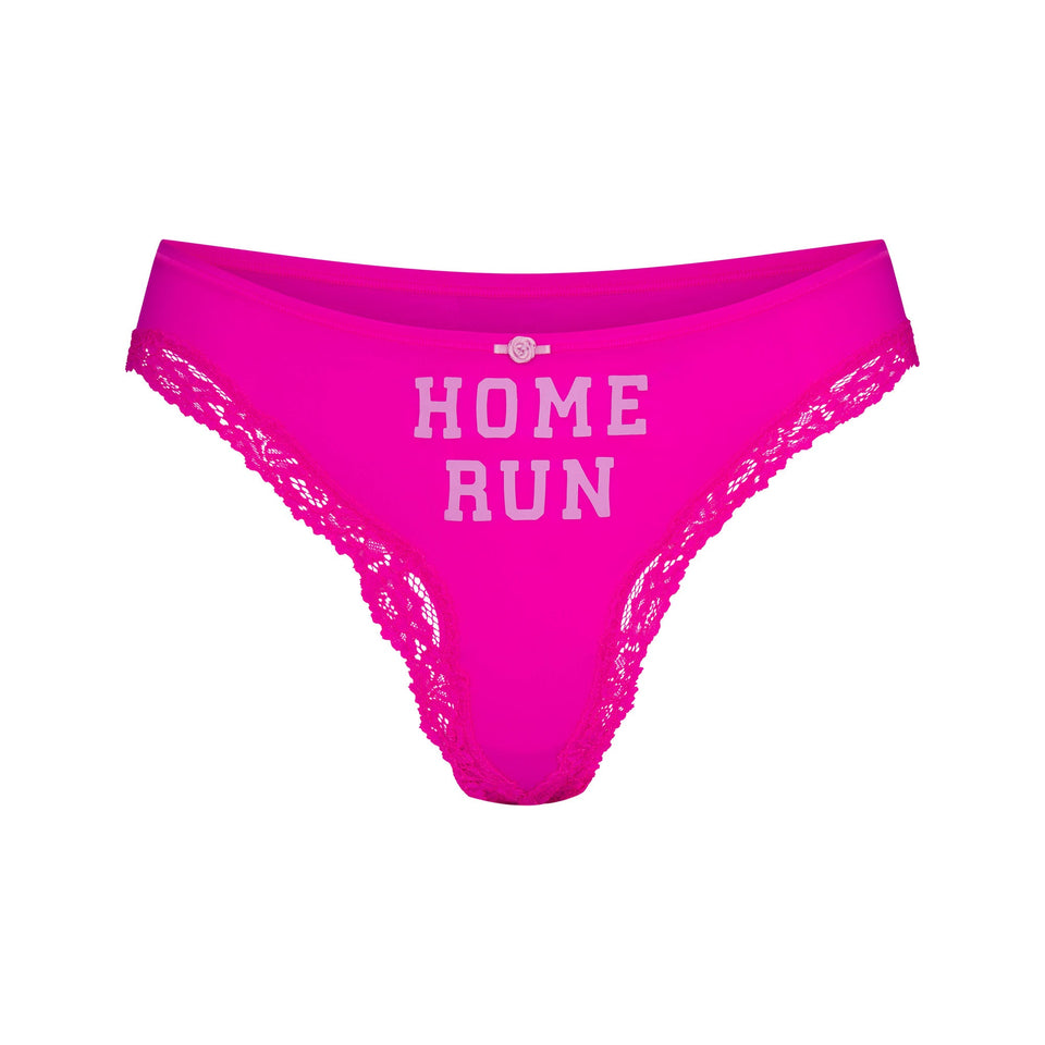 FITS EVERYBODY LACE THONG AND BIKINI 5-PACK | HOME RUN MULTI
