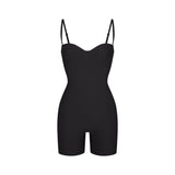 SKIMS BODY CORE SCULPT UNDERWIRE MID THIGH BODYSUIT | ONYX