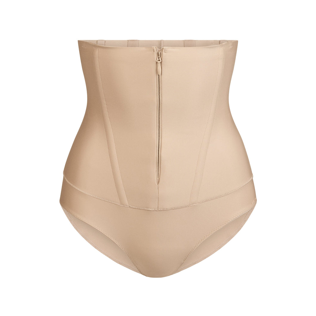 SKIMS BODY CORE SCULPT WAIST CINCHER BUTT LIFTING BRIEF | CLAY