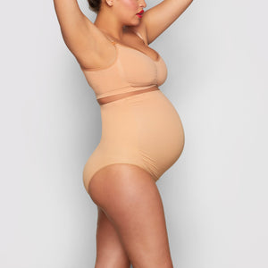 MATERNITY NURSING SCULPTING BRA | OCHRE