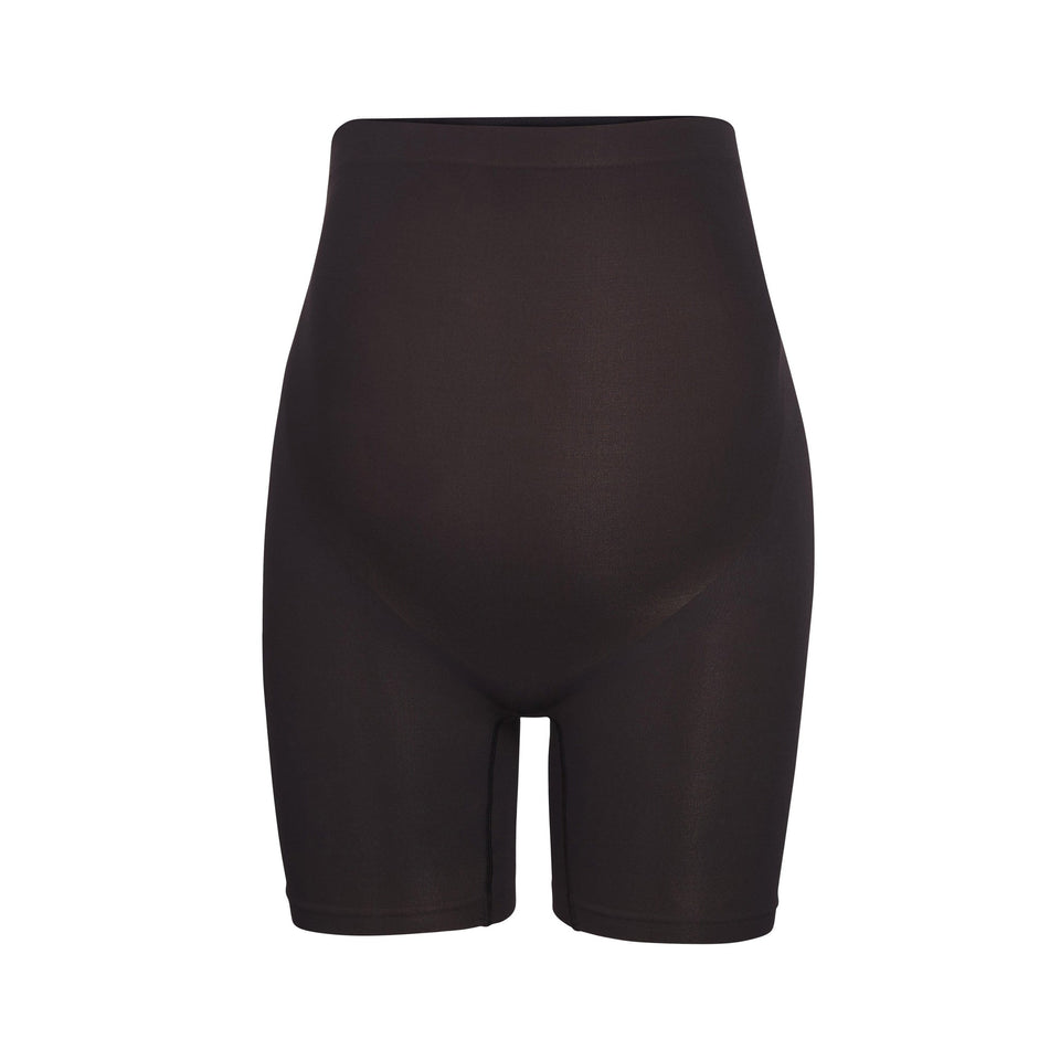 MATERNITY SCULPTING SHORT MID THIGH | ONYX