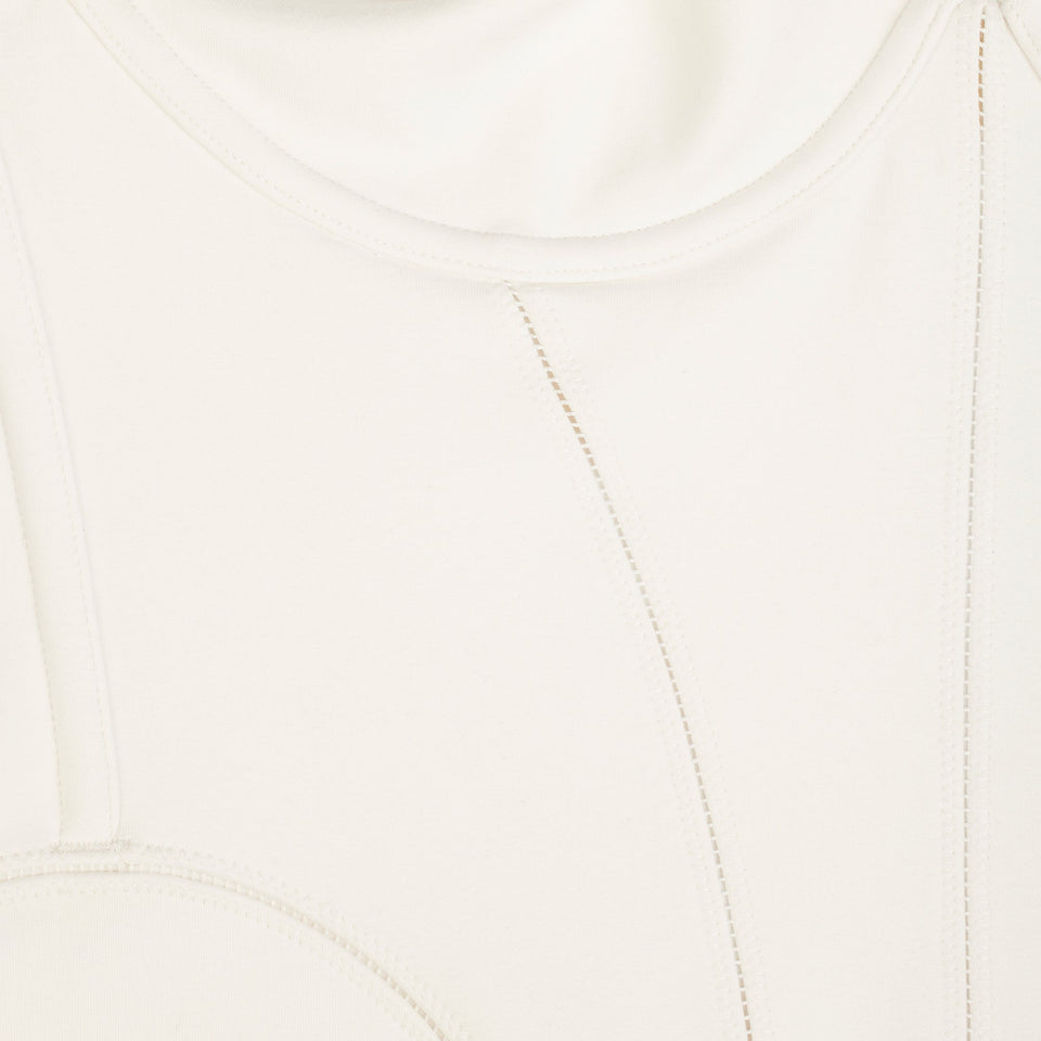 COTTON SHAPEWEAR THONG BODYSUIT | MARBLE