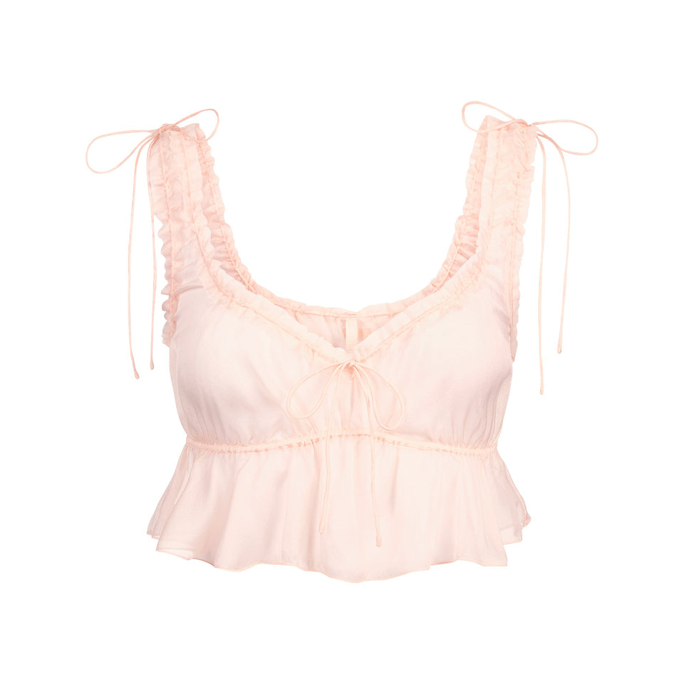 SKIMS ROMANCE BABYDOLL AND SHORT SET | PRIMROSE