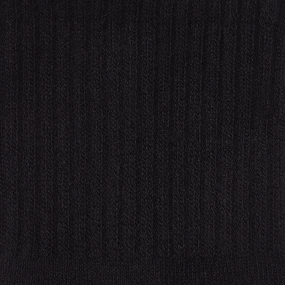 MENS QUARTER CREW SOCK 3-PACK | ONYX