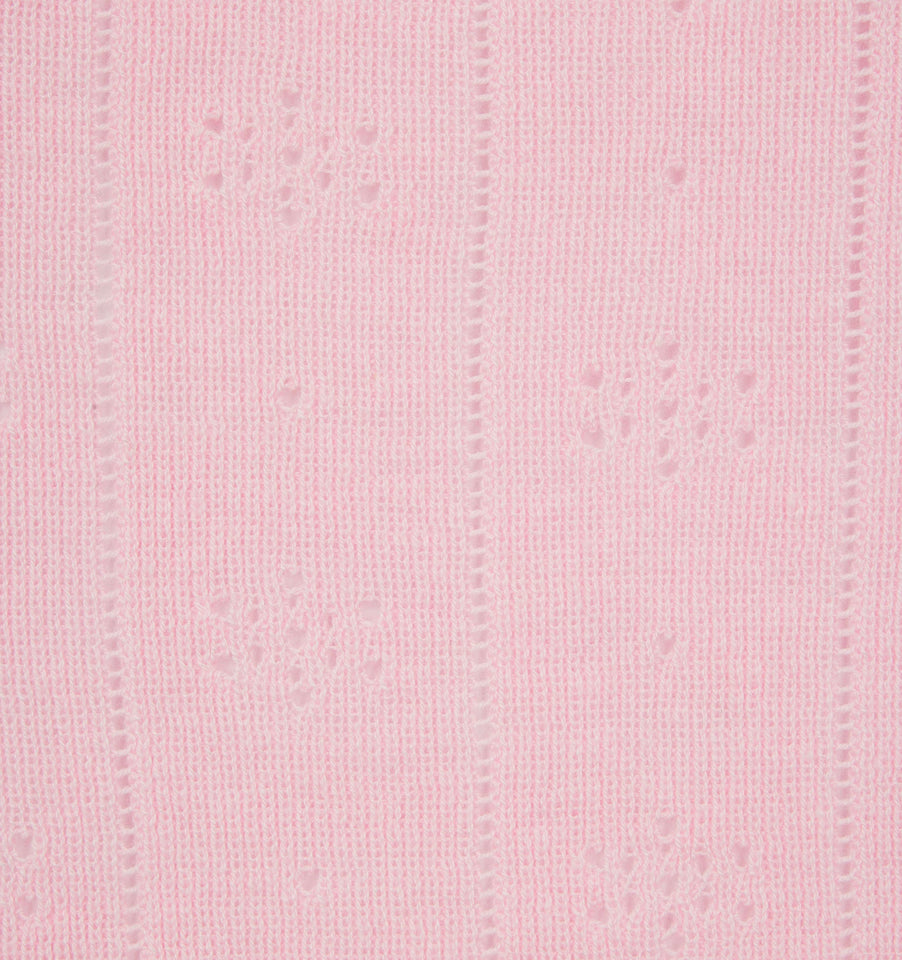 SWEATER POINTELLE LONG SKIRT | BABY PINK
