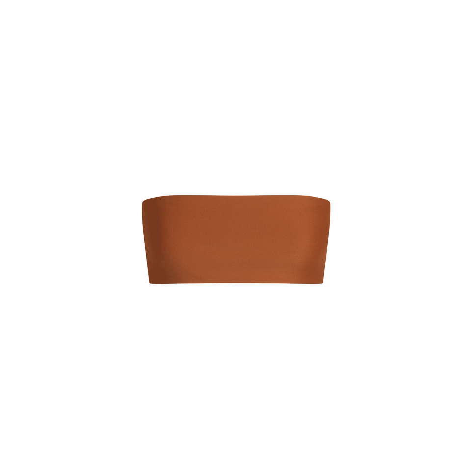 ICONIC SWIM CONVERTIBLE BANDEAU BIKINI TOP | BRONZE