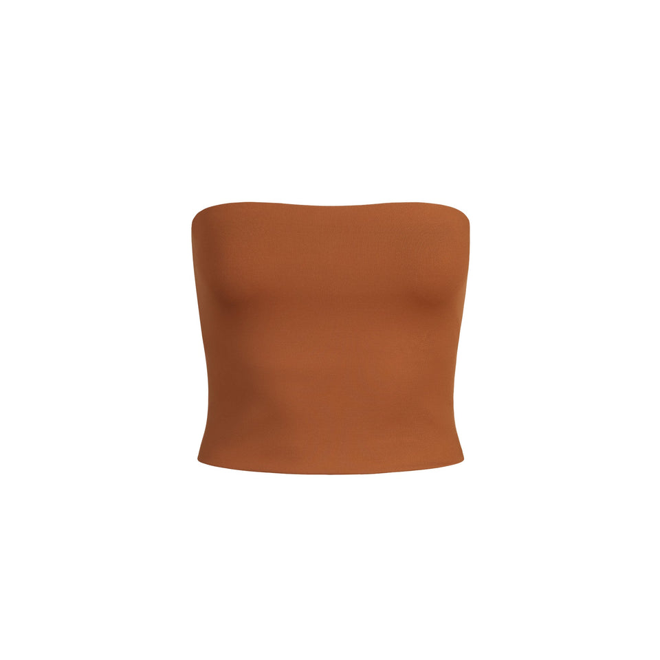 ICONIC SWIM CONVERTIBLE BANDEAU BIKINI TOP | BRONZE