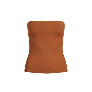 ICONIC SWIM CONVERTIBLE BANDEAU BIKINI TOP | BRONZE