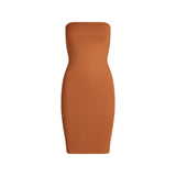 ICONIC SWIM CONVERTIBLE TUBE DRESS | BRONZE