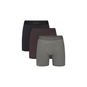 SKIMS SPORT MENS 5" BOXER BRIEF 3-PACK | OBSIDIAN MULTI