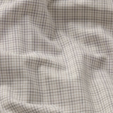 COTTON POPLIN MENS LOGO BAND BOXER | SILVER CHECK