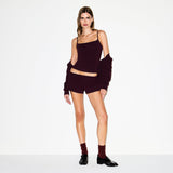 COTTON JERSEY CAMI | CURRANT