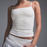 COTTON JERSEY CAMI | MARBLE