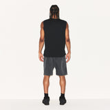 SKIMS COTTON MENS RELAXED SLEEVELESS SHIRT | ONYX