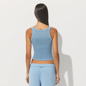 SHEER RIB TANK | BLUE BELL
