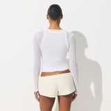 SHEER RIB TANK | SNOW