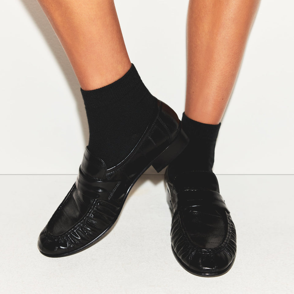 EVERYDAY QUARTER CREW SOCK | ONYX