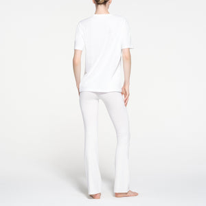 RELAXED TEES OVERSIZED LONG T-SHIRT | SNOW