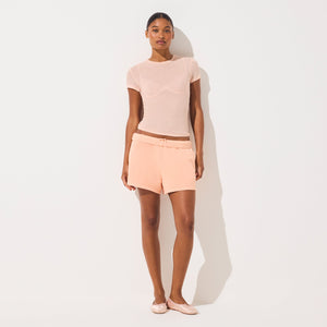 SHEER RIB T-SHIRT | VILLA