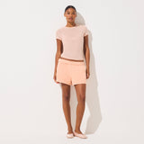 SHEER RIB T-SHIRT | VILLA