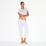 WORN IN JERSEY BABY V NECK TEE | LIGHT HEATHER GREY
