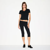 WORN IN JERSEY BABY V NECK TEE | ONYX