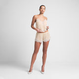 SKIMS ROMANCE LACE CAMI AND SHORT SET | BUTTER