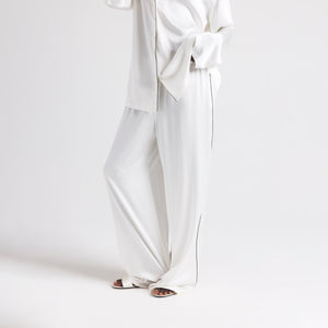 SILK LONG SLEEP SET | IVORY
