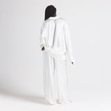 SILK LONG SLEEP SET | IVORY