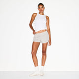 COTTON POPLIN BOXER SLEEP SET | SILVER CHECK