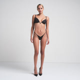 SHINE FOUNDATIONS DEEP V FRONT STRING THONG | ONYX