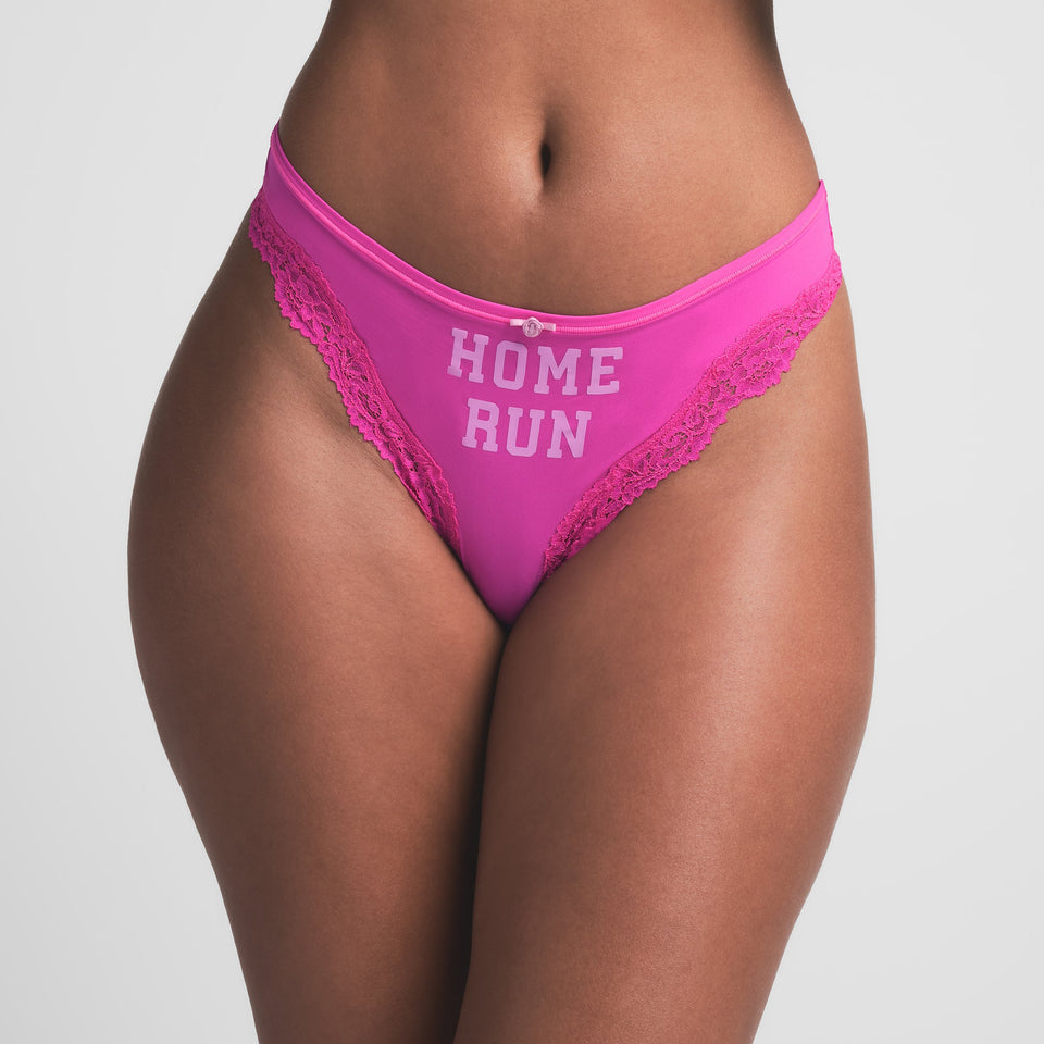 FITS EVERYBODY LACE THONG AND BIKINI 5-PACK | HOME RUN MULTI