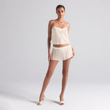 SKIMS ROMANCE CAMI AND SHORT SET | IVORY