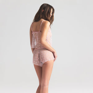 SPRING INTIMATES CAMI AND SHORT SET | CHERRY BLOSSOM MULTI TULLE