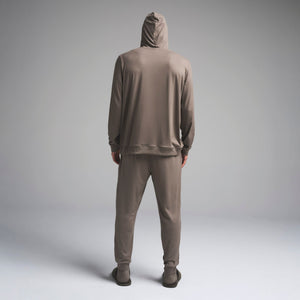 OUTDOOR JERSEY MENS CLASSIC HOODIE | TRUFFLE