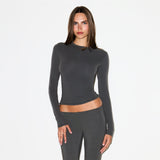 FITS EVERYBODY LONG SLEEVE T-SHIRT | GRAPHITE