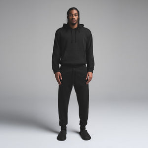 FLEECE LOUNGE MENS CLASSIC HOODIE | WASHED ONYX