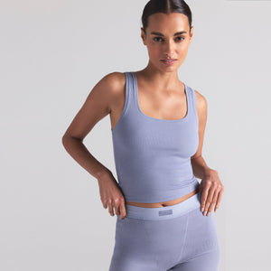 COTTON RIB TANK 3-PACK | BLUE QUARTZ CLOUD MULTI