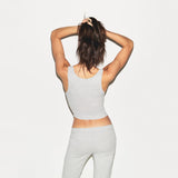 COTTON RIB TANK 3-PACK | NAVY DAISY PRINT