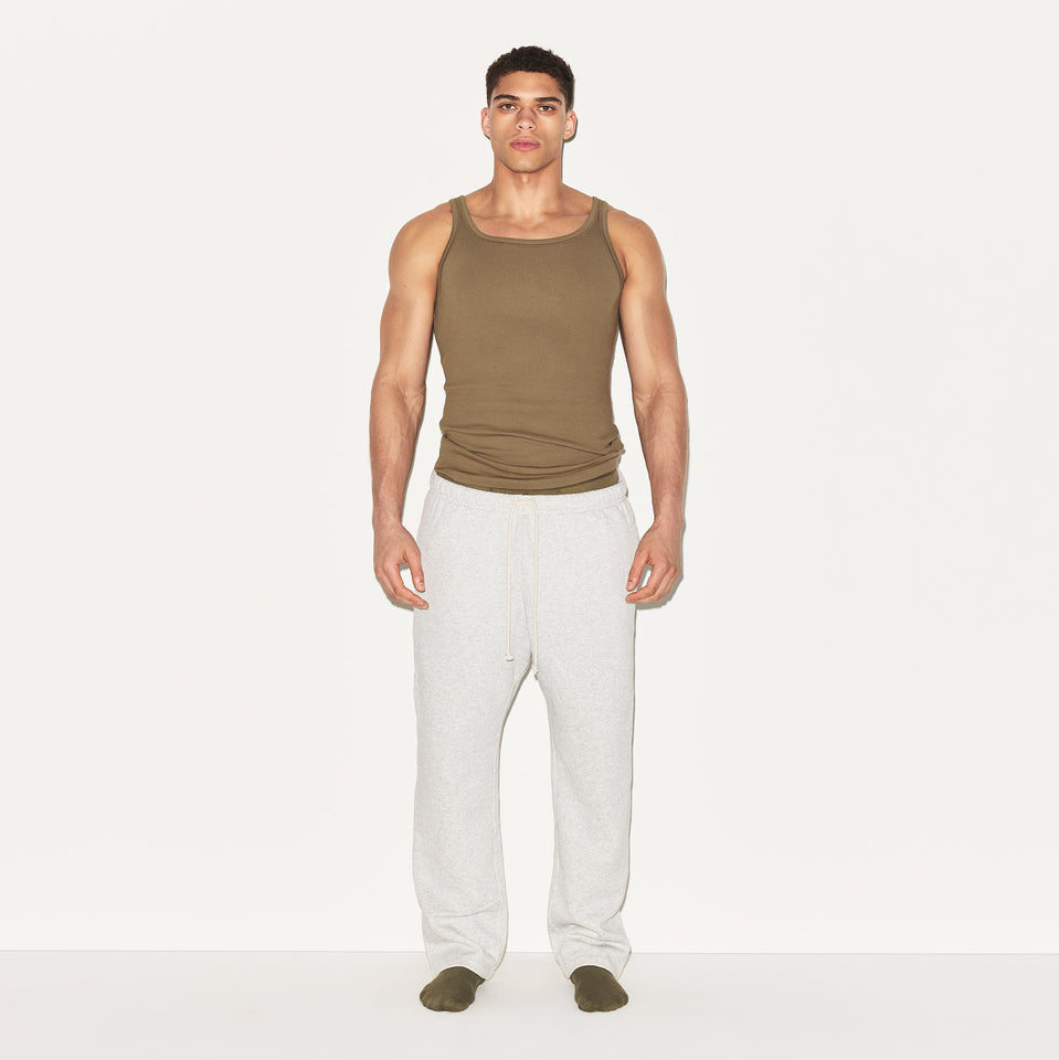 SKIMS COTTON MENS RIB TANK 3-PACK | ARMY MULTI