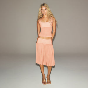 MILKY SHEER TANK | DESERT CLAY