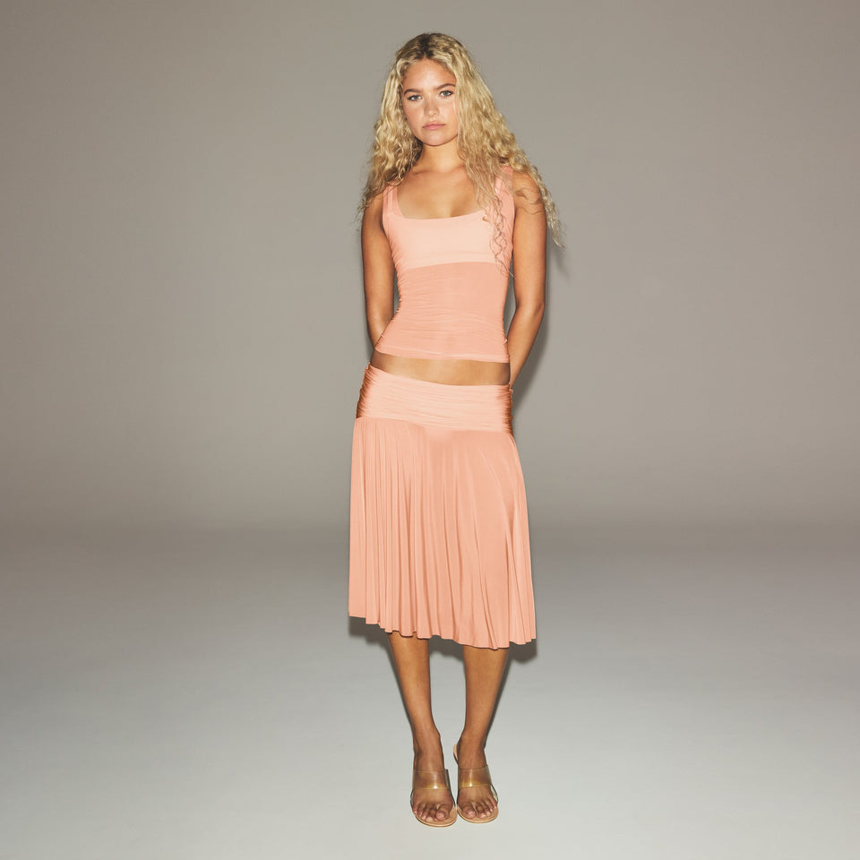 MILKY SHEER TANK | DESERT CLAY